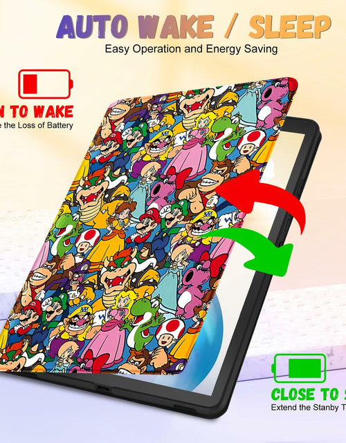 Load image into Gallery viewer, Petonist Galaxy Tab S6 Case 10.5" Cartoon Princess Design for SM-T860/T865
