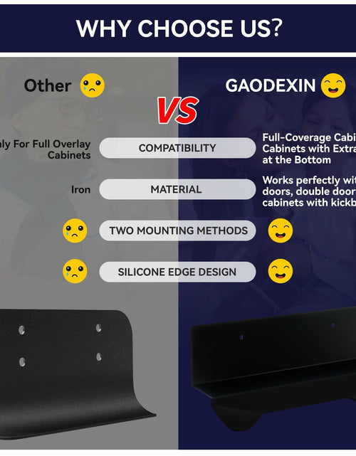 Load image into Gallery viewer, GAODEXIN 3-in-1 Cabinet Foot Pulls 2-Pack Trash Drawer Handle White
