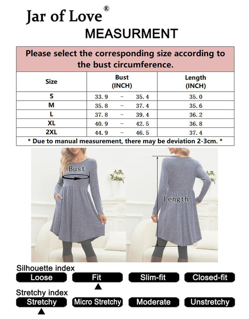 Load image into Gallery viewer, Jar of Love Womens Long Sleeve Mini Sweater Dress Dark Grey Size M
