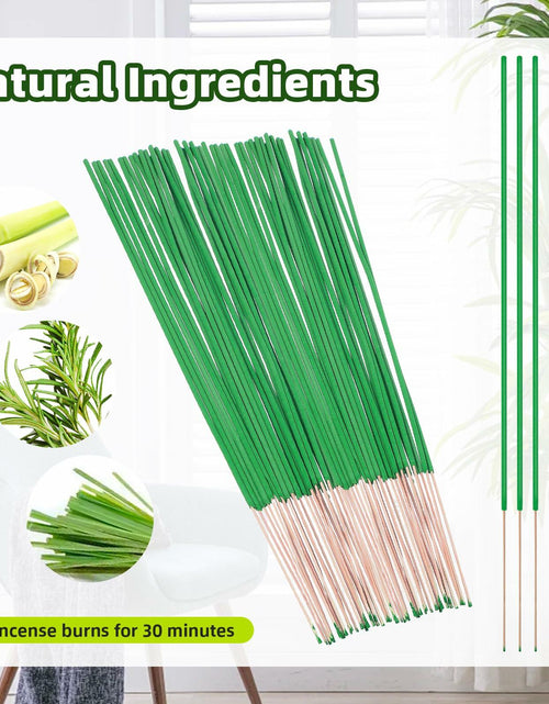 Load image into Gallery viewer, 60Citronella Incense Sticks–Natural Lemongrass&amp;Rosemary Oil for Outdoor &amp; Indoor
