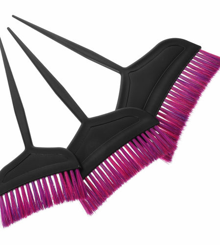 TOVINANNA Hair Dye Kit 3pcs Applicator Brushes Purple 24x14x0.5cm