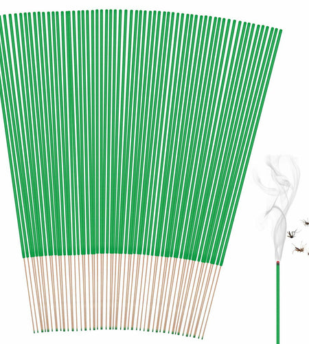 60Citronella Incense Sticks–Natural Lemongrass&Rosemary Oil for Outdoor & Indoor