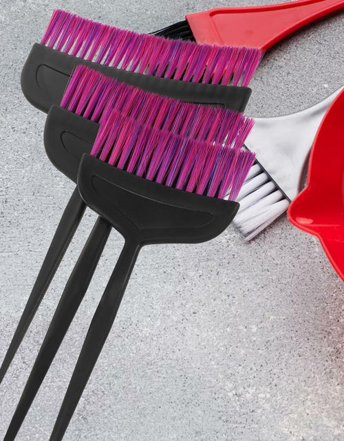 Load image into Gallery viewer, TOVINANNA Hair Dye Kit 3pcs Applicator Brushes Purple 24x14x0.5cm
