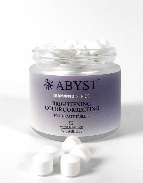Load image into Gallery viewer, ABYST Toothpaste Tablets Fluoride-Free Whitening Nano Hydroxyapatite 62Ct
