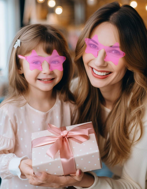 Load image into Gallery viewer, HELYKAKA 10 Pairs Star Shape Rimless Colorful Sunglasses Bulk Party Favors
