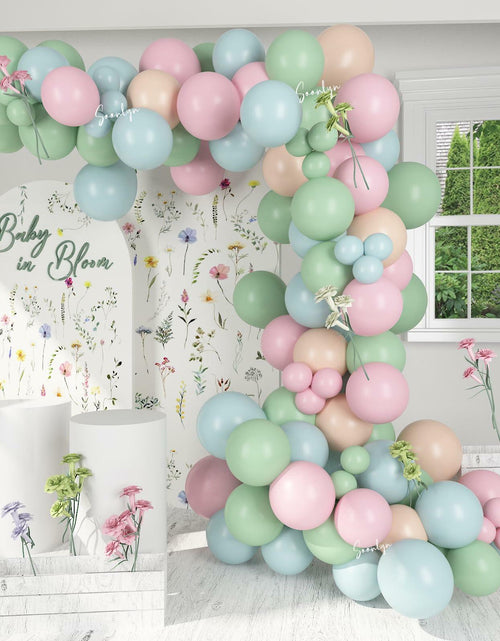Load image into Gallery viewer, Soonlyn Baby In Bloom Balloon Arch Kit 14ft Baby Shower Decorations Wildflower
