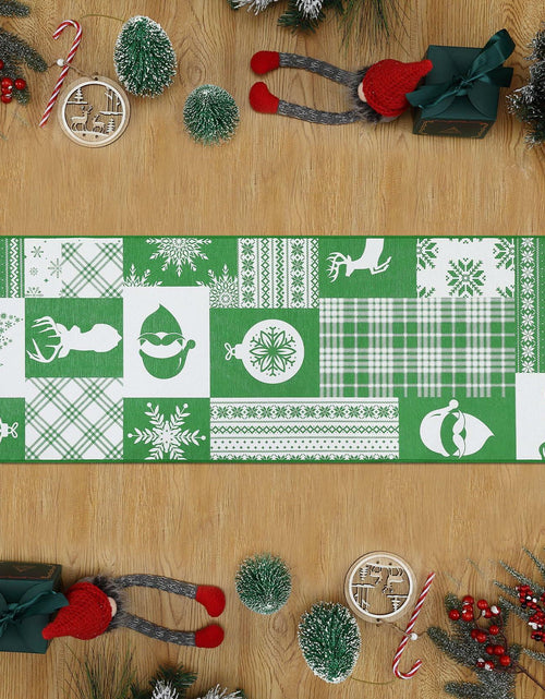 Load image into Gallery viewer, CAREMEE Christmas Area Rug Non-Slip Washable Green 2x3 FT Holiday Decor
