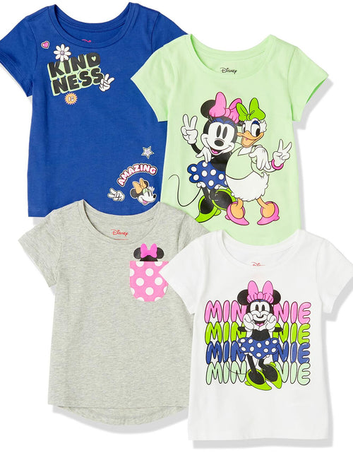 Load image into Gallery viewer, Amazon Essentials Girls Disney Marvel Star Wars Frozen T-Shirts Pack 4 Size XXL
