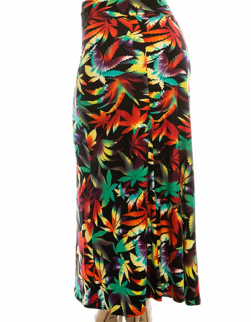Load image into Gallery viewer, RENESEILLE Women's Long Maxi Skirt High Waist Elastic Waistband OS Size OS
