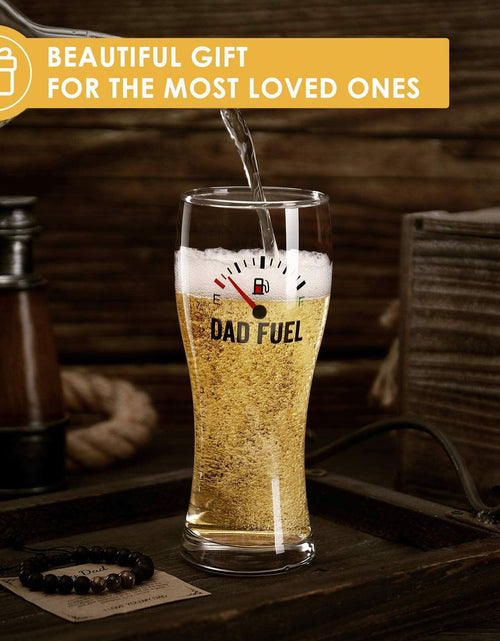Load image into Gallery viewer, Luka Tech Funny Beer Glass 450ml Unique Father's Day Gift for Dad
