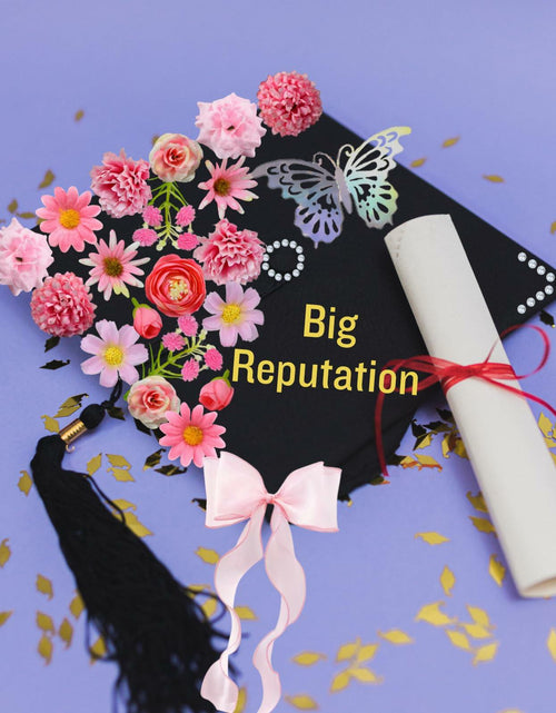 Load image into Gallery viewer, Graduation Cap Decorations 2025 Grad Kit Flowers Butterfly Pearls DIY Set
