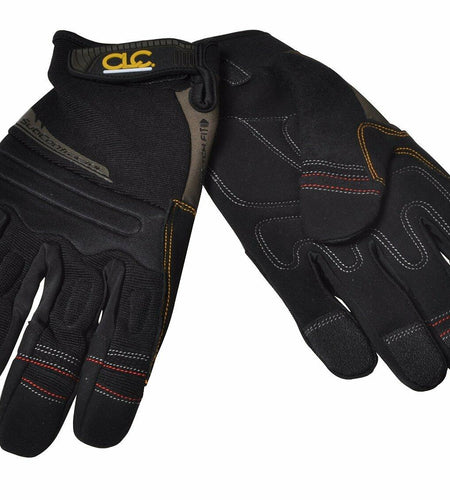 Custom Leathercraft 130XL Subcontractor Flex Grip Work Gloves, Extra Large