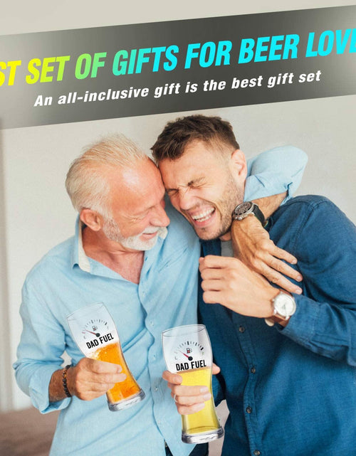 Load image into Gallery viewer, Luka Tech Funny Beer Glass 450ml Unique Father's Day Gift for Dad
