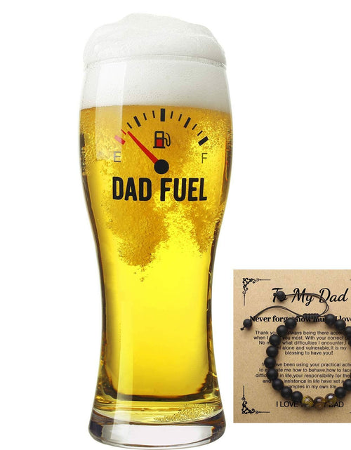 Load image into Gallery viewer, Luka Tech Funny Beer Glass 450ml Unique Father's Day Gift for Dad
