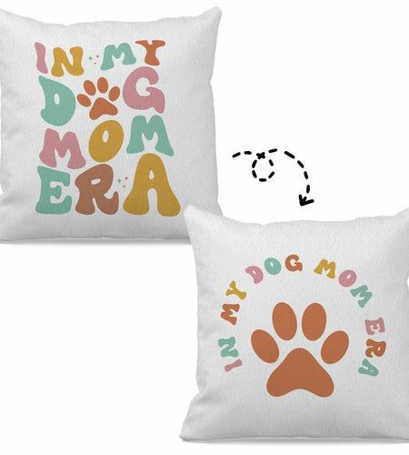 OFlich Dog Mom Pillow Cover 18x18 Gift for Women Dog Lover Double-Sided