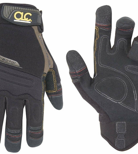 Custom Leathercraft 130XL Subcontractor Flex Grip Work Gloves, Extra Large