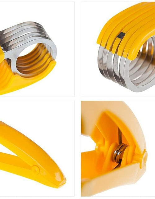 Load image into Gallery viewer, Guyuyii Banana Slicer Quick Safe Cutter Even Slices Kitchen Gadget
