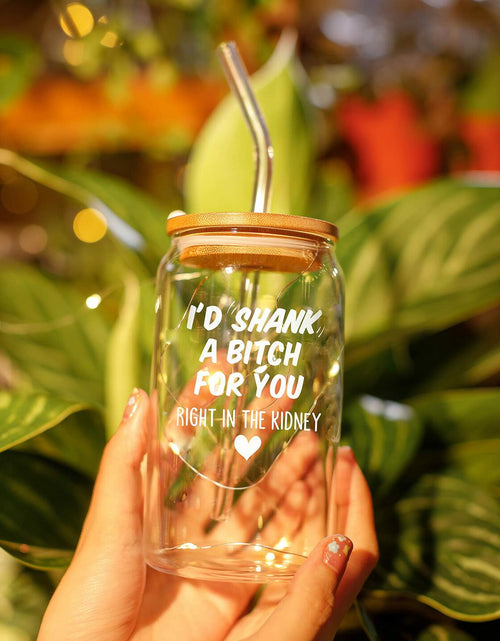 Load image into Gallery viewer, NewEleven Friendship Coffee Glass 16 Oz Gift for Women Female Bestie
