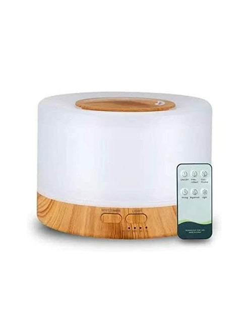 Load image into Gallery viewer, [Like New] ZENVES 500ml Ultrasonic Essential Oil Diffuser with Remote Control LED Light
