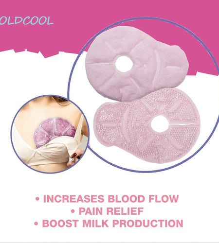 Breastfeeding Essentials Nursing Soothing Gel Pads Hot Cold Packs 2 Count