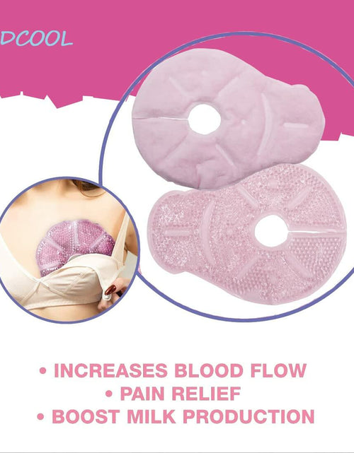 Load image into Gallery viewer, Breastfeeding Essentials Nursing Soothing Gel Pads Hot Cold Packs 2 Count
