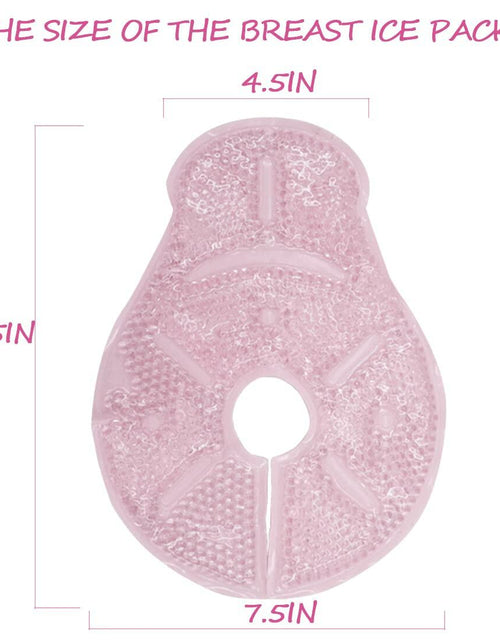Load image into Gallery viewer, Breastfeeding Essentials Nursing Soothing Gel Pads Hot Cold Packs 2 Count
