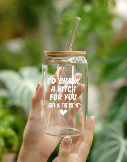 Load image into Gallery viewer, NewEleven Friendship Coffee Glass 16 Oz Gift for Women Female Bestie
