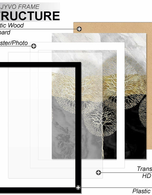 Load image into Gallery viewer, Fxojyvo 5x7 Picture Frame Black Wall Mount Display 1 Pack
