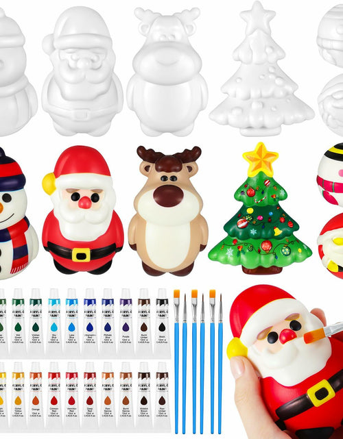 Load image into Gallery viewer, Poen 12 Pack Christmas Slow Rise Squeeze Soft Toy Kids Xmas Crafts
