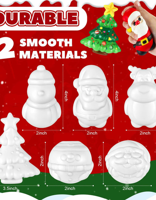 Load image into Gallery viewer, Poen 12 Pack Christmas Slow Rise Squeeze Soft Toy Kids Xmas Crafts
