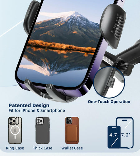 [Like New] IF FEEL Car Phone Holder Large Suction Cup for 4-7.2 inch Smartphones