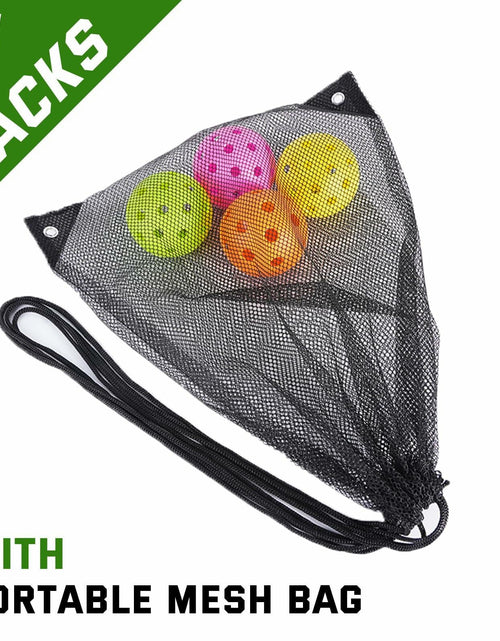 Load image into Gallery viewer, U-pick Pickleball Balls 40 Holes Outdoor Durable High Elasticity 4 Pack Multi
