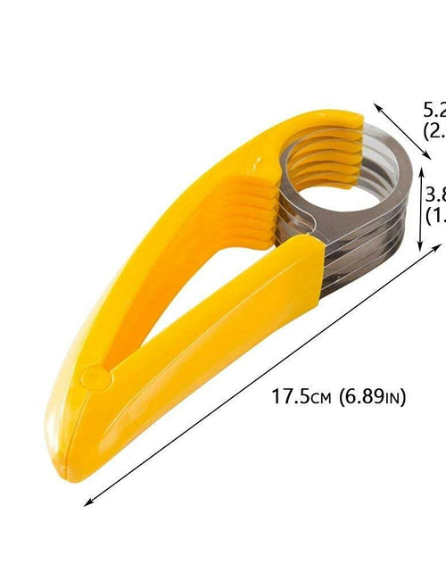 Load image into Gallery viewer, Guyuyii Banana Slicer Quick Safe Cutter Even Slices Kitchen Gadget

