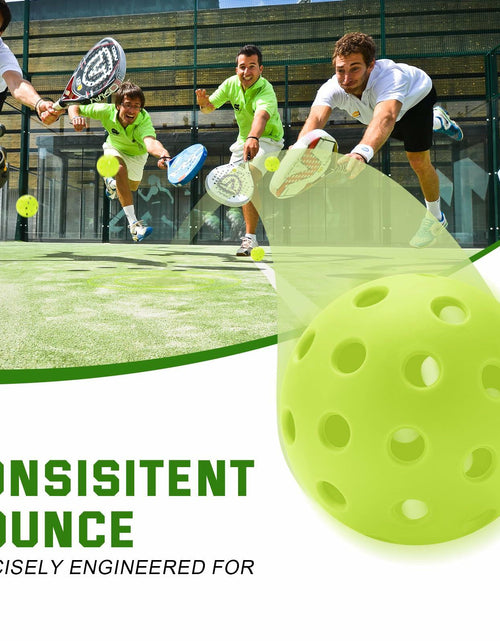 Load image into Gallery viewer, U-pick Pickleball Balls 40 Holes Outdoor Durable High Elasticity 4 Pack Multi

