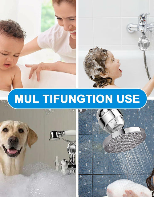 Load image into Gallery viewer, Shower Head Filter Vitamin C Hard Water Remove Chloride Heavy Metals
