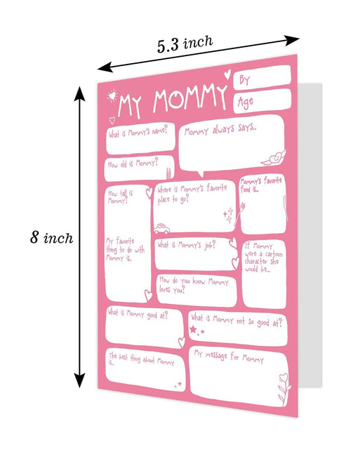 Load image into Gallery viewer, Ogeby Mothers Day Card Gift from Daughter, Funny Lovely Birthday Card for Mom
