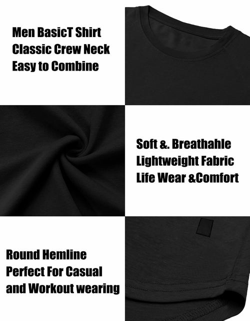 Load image into Gallery viewer, Comdecevis Men's Gym Workout Athletic Long Sleeve T-Shirt Black XL
