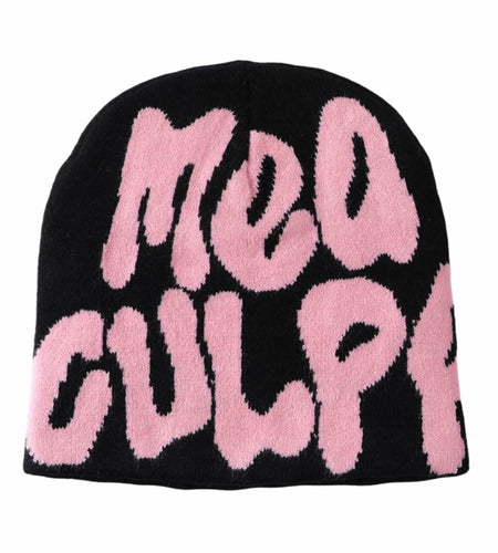 YUERFEILA Women Graphic Skull Beanie Warm Winter Hat Acrylic Spider-White&Black