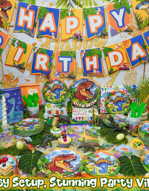 Load image into Gallery viewer, Daidle Unicorn Birthday Party Supplies Kit Banner Tableware for 24 Guests
