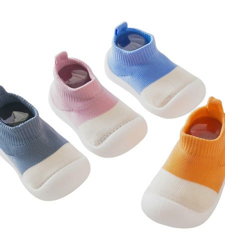 BaErSan Baby Mesh Breathable First Walking Shoes Blue Size 25-30 Months