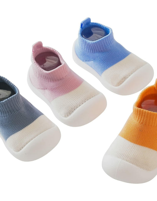 Load image into Gallery viewer, BaErSan Baby Mesh Breathable First Walking Shoes Blue Size 25-30 Months

