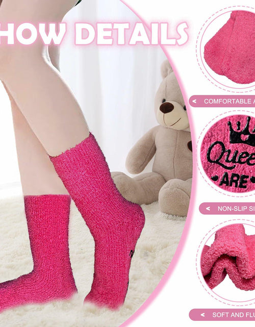 Load image into Gallery viewer, Ao Yee ZGL Queen ARE Born in August Women Socks Funny Birthday Gifts
