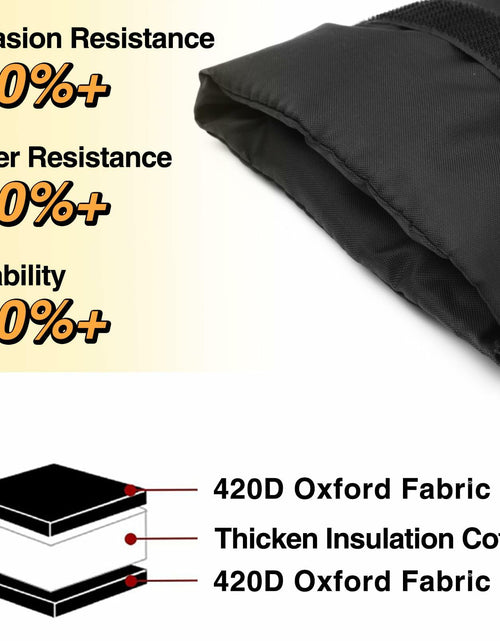 Load image into Gallery viewer, Outdoor Faucet Cover Thickened Waterproof Freeze Protection 8.4x6.8in Black 12pc
