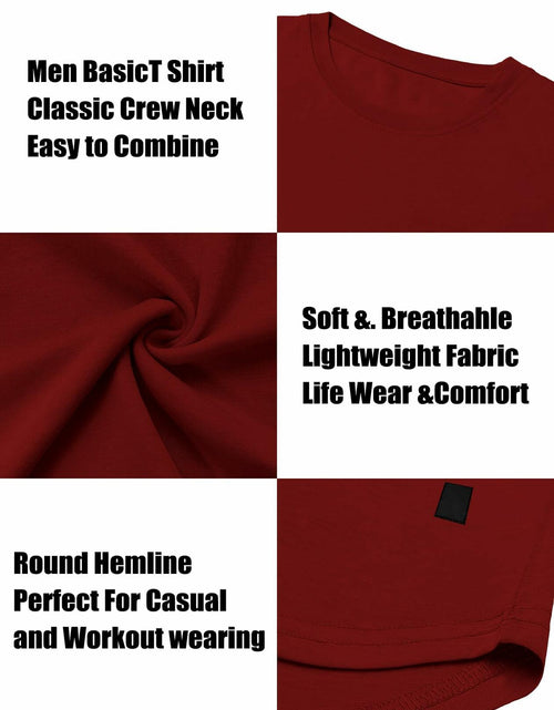 Load image into Gallery viewer, Comdecevis Muscle Slim Long Sleeve T Shirt Men Gym Athletic Red Size L
