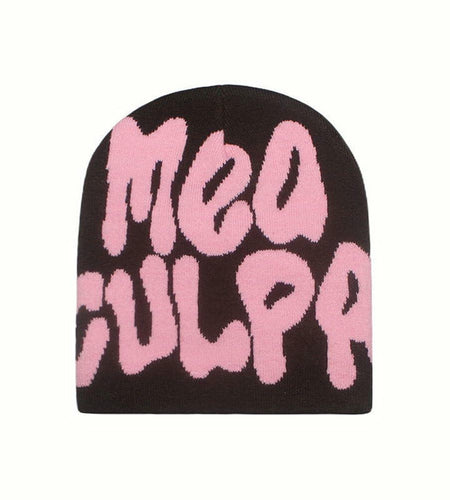 YUERFEILA Women Graphic Skull Beanie Warm Winter Hat Acrylic Spider-White&Black
