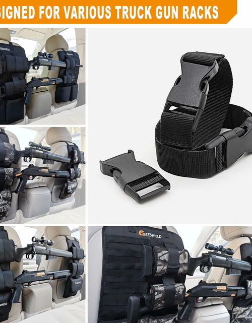 Load image into Gallery viewer, Universal Truck Gun Rack Extension Strap Black Durable Secure Firearm Holder L
