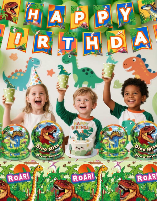 Load image into Gallery viewer, Daidle Unicorn Birthday Party Supplies Kit Banner Tableware for 24 Guests
