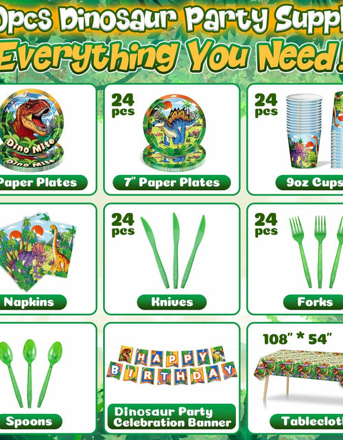 Load image into Gallery viewer, Daidle Unicorn Birthday Party Supplies Kit Banner Tableware for 24 Guests
