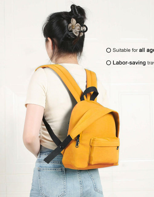 Load image into Gallery viewer, Phaoullzon Mini Backpack Travel Purse Small Casual Daypack Yellow
