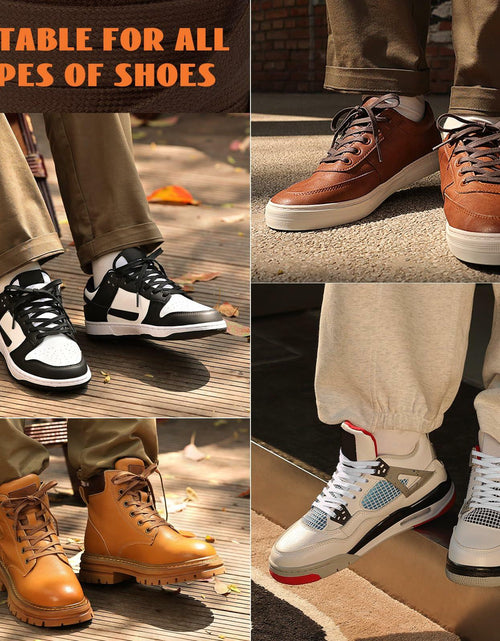 Load image into Gallery viewer, Handshop 2 Pairs Flat Waxed Shoe Laces 7mm Wide Beige 180cm
